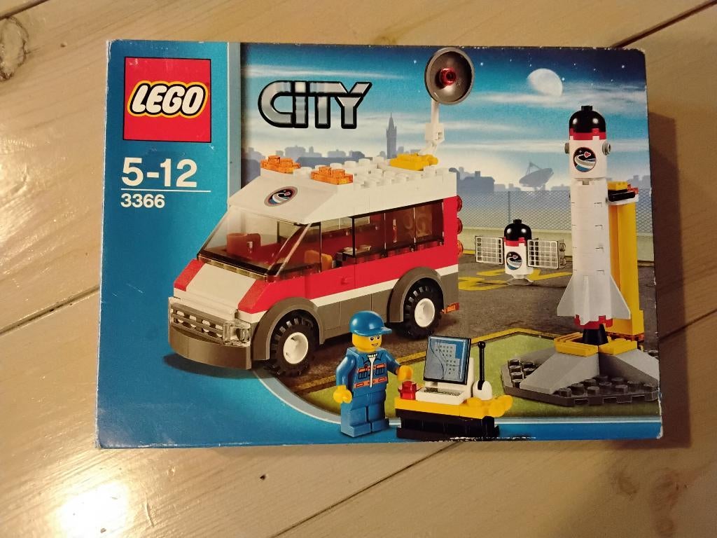 Lego city raket en helicopter, Kinderen en Baby's, Speelgoed | Duplo en Lego, Ophalen of Verzenden, Gebruikt, Complete set, Lego