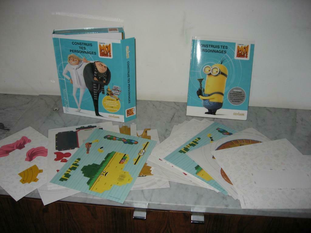 ✅ Coffret maquette : Construit tes personnages : Moi, moche, Enlèvement ou Envoi, Comme neuf, Personnage ou Figurines