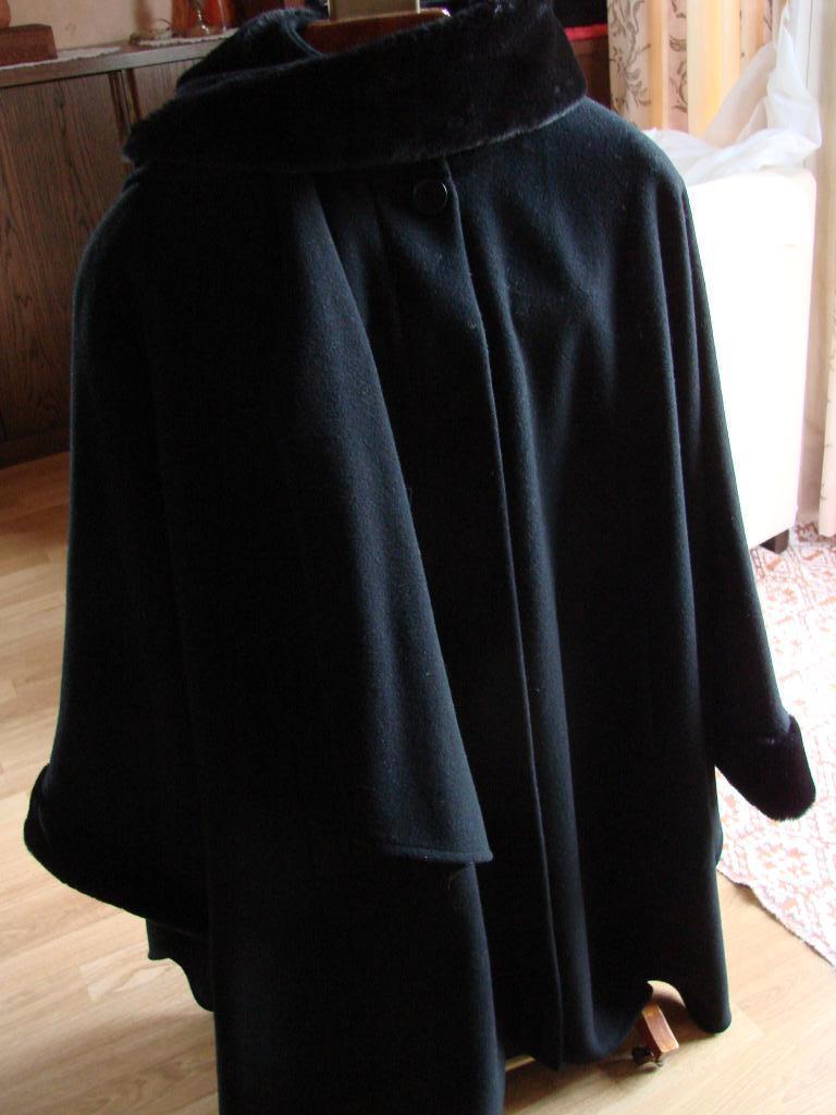 dames winter cape mantel met sjaal en pels nieuw, ANDERE, Ophalen, Nieuw, Zwart