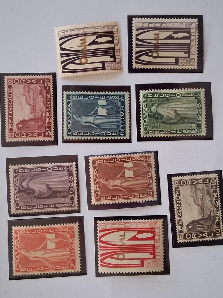Timbres orval 1928, Timbres & Monnaies