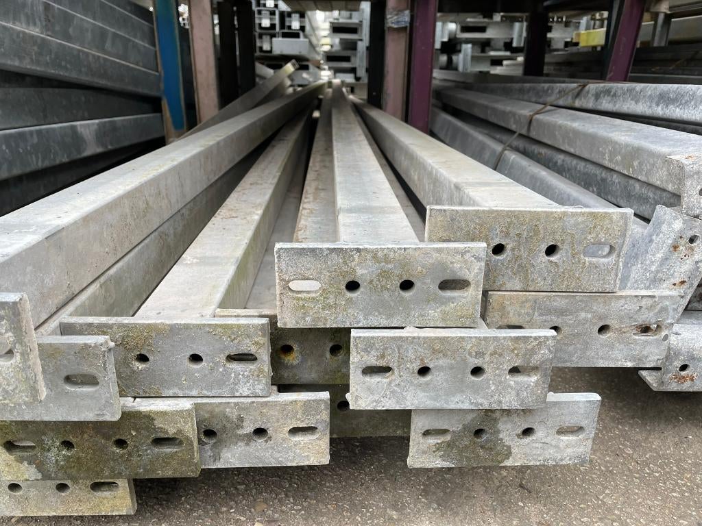 Profilés tubulaires 60x60x2mm | Longueur : 4350 mm, Enlèvement ou Envoi, Utilisé, Métal, Autres types