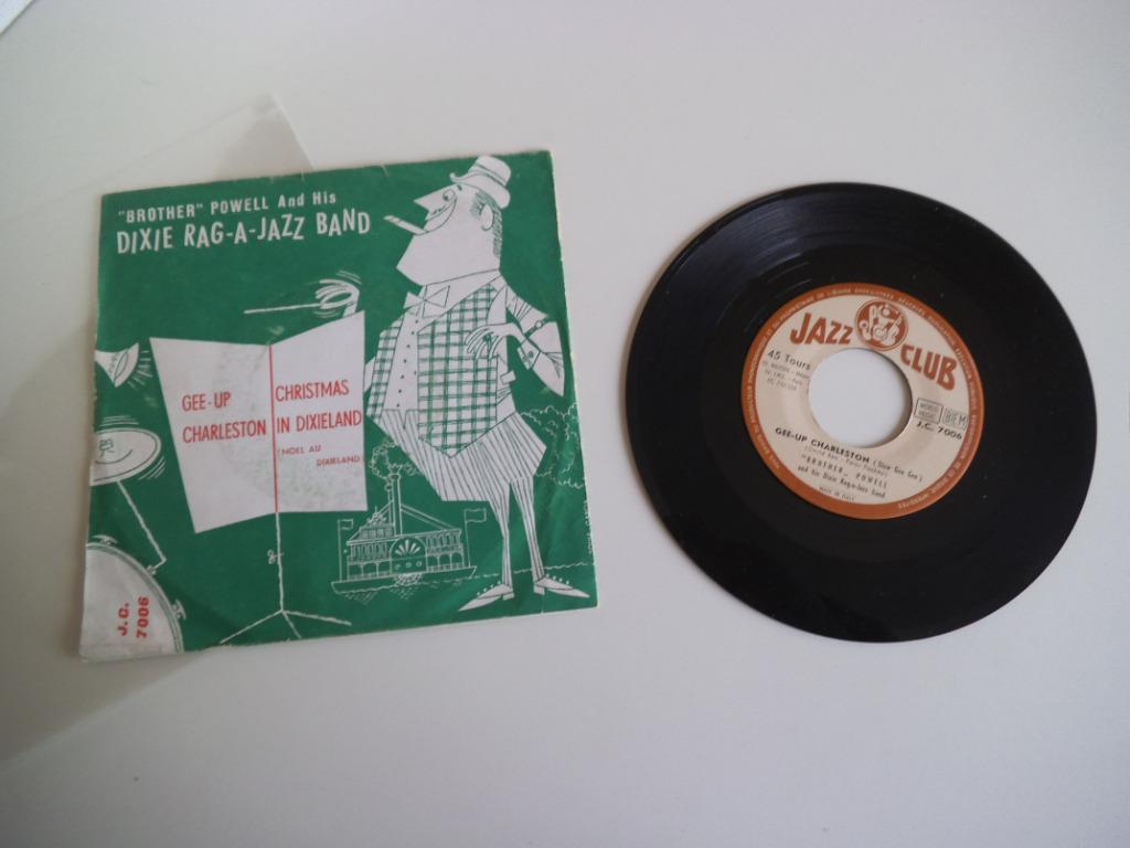 7" Brother Powell and his Dixie rag-a-jazz band Gee-up, Ophalen of Verzenden, Gebruikt