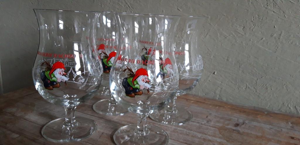 Verres à bière La Chouffe 33 cl, Enlèvement ou Envoi, Comme neuf