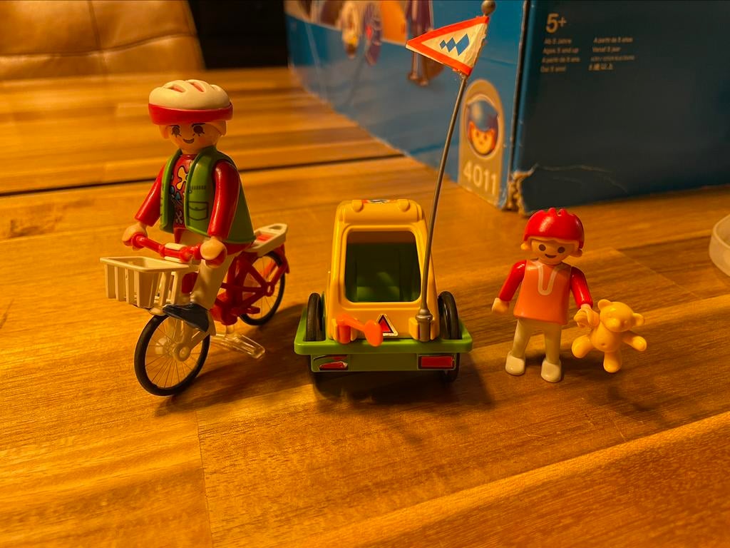 Fiets setje playmobil, Kinderen en Baby's, Speelgoed | Playmobil, Ophalen, Zo goed als nieuw