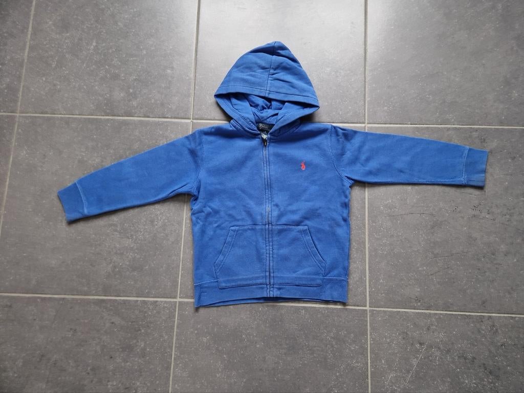 blauwe vest met kap - Ralph Lauren - maat 126, Kinderen en Baby's, Ophalen, Jongen of Meisje, Trui of Vest, Zo goed als nieuw