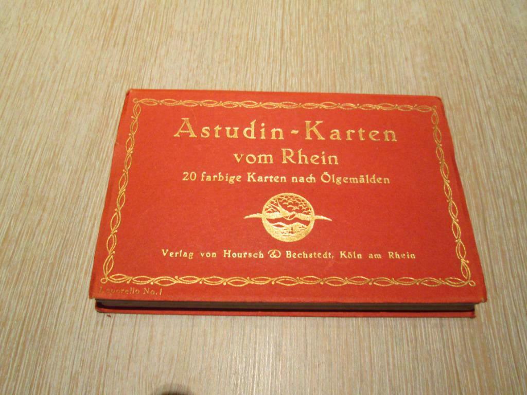 20 postkaarten in boekje van de Rijn, Envoi