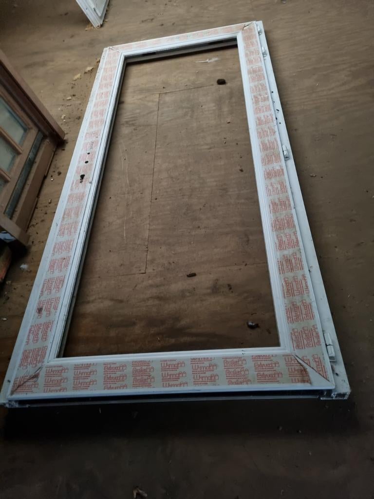 PVC deurkader 1m x 2,2m, Doe-het-zelf en Bouw, Ophalen, Zo goed als nieuw