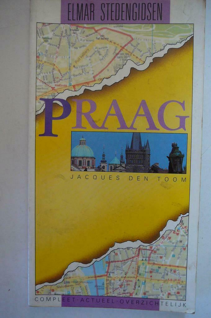 Praag Auteur: Jacques Den Toom Elmar stedengidsen, Livres, Guides touristiques, Utilisé, Guide ou Livre de voyage, Europe, Envoi
