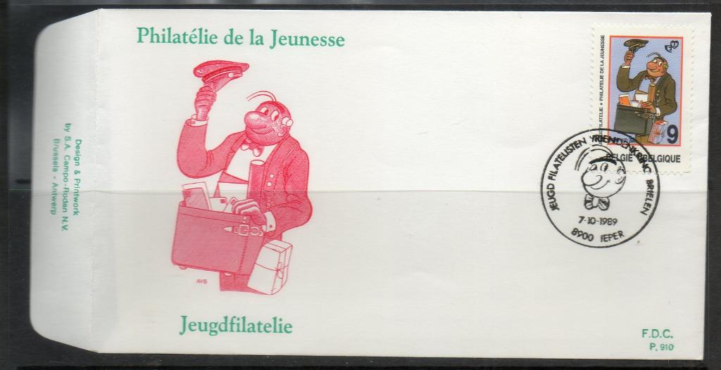 Année 1989 :  FDC 2339 - Néro/Néron - Obli. Ieper, Postzegels en Munten, Ophalen of Verzenden