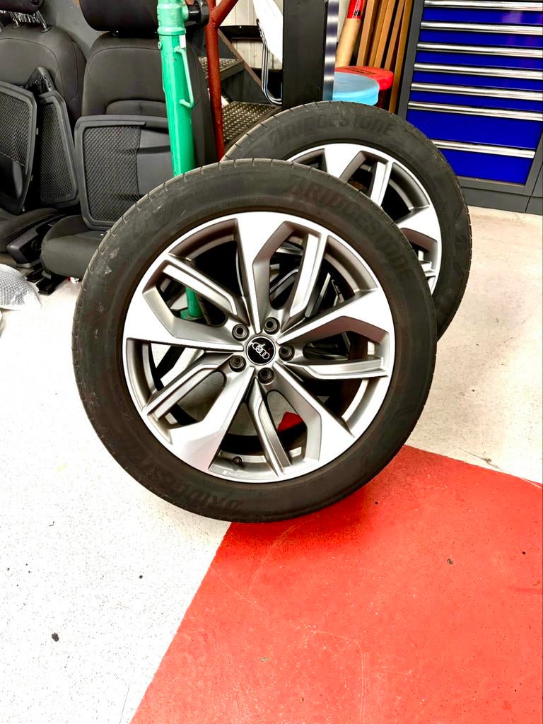 Jantes Audi 20' d'origine avec pneus 255/50/20, 255 mm, Pneus été, Pneu(s), Enlèvement