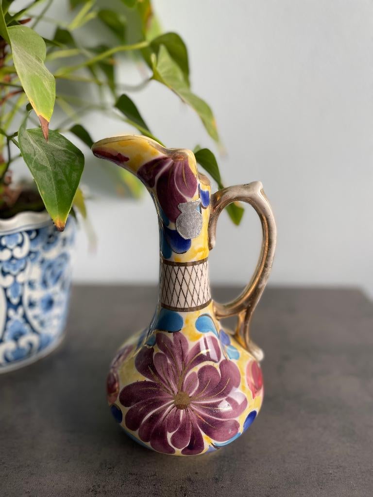 Cruche vintage en céramique par CMM Belgique, Enlèvement