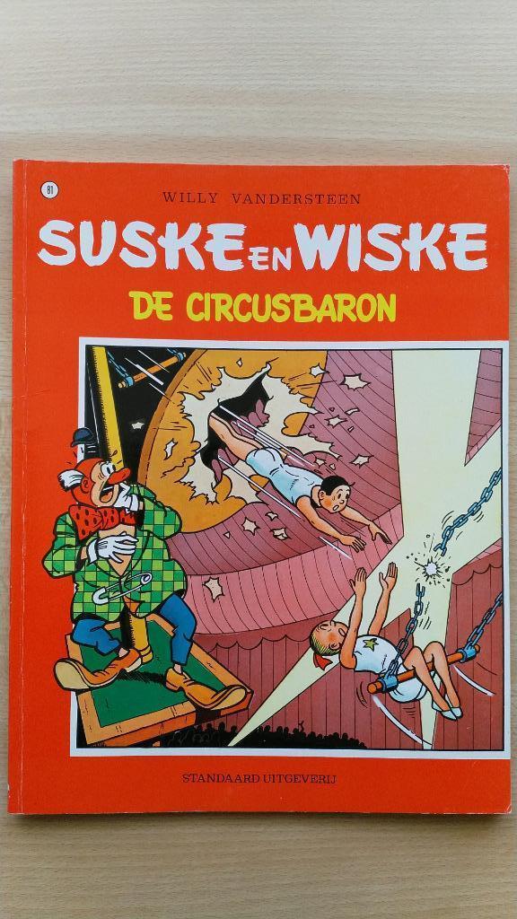 Suske en Wiske 81 - De Circusbaron (1988), Eén stripboek, Ophalen of Verzenden, Gelezen