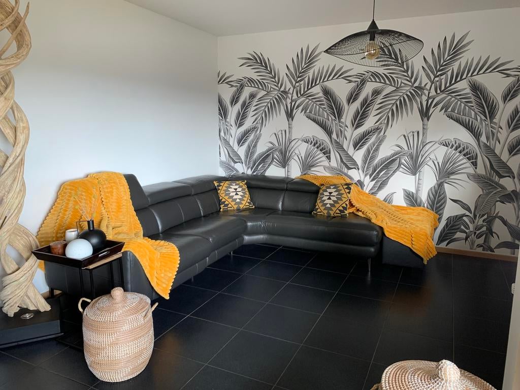 Salon angle en CUIR PLEINE FLEUR 😲👍🏼🤩, Enlèvement, Comme neuf, Cuir