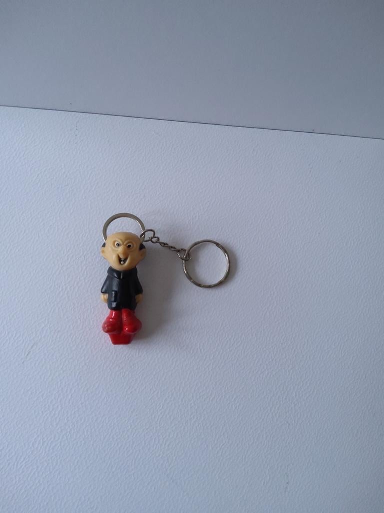 Gargamel Smurf sleutelhanger met fluitje, Verzamelen, Ophalen of Verzenden, Gebruikt, Gargamel, Poppetje, Figuurtje of Knuffel