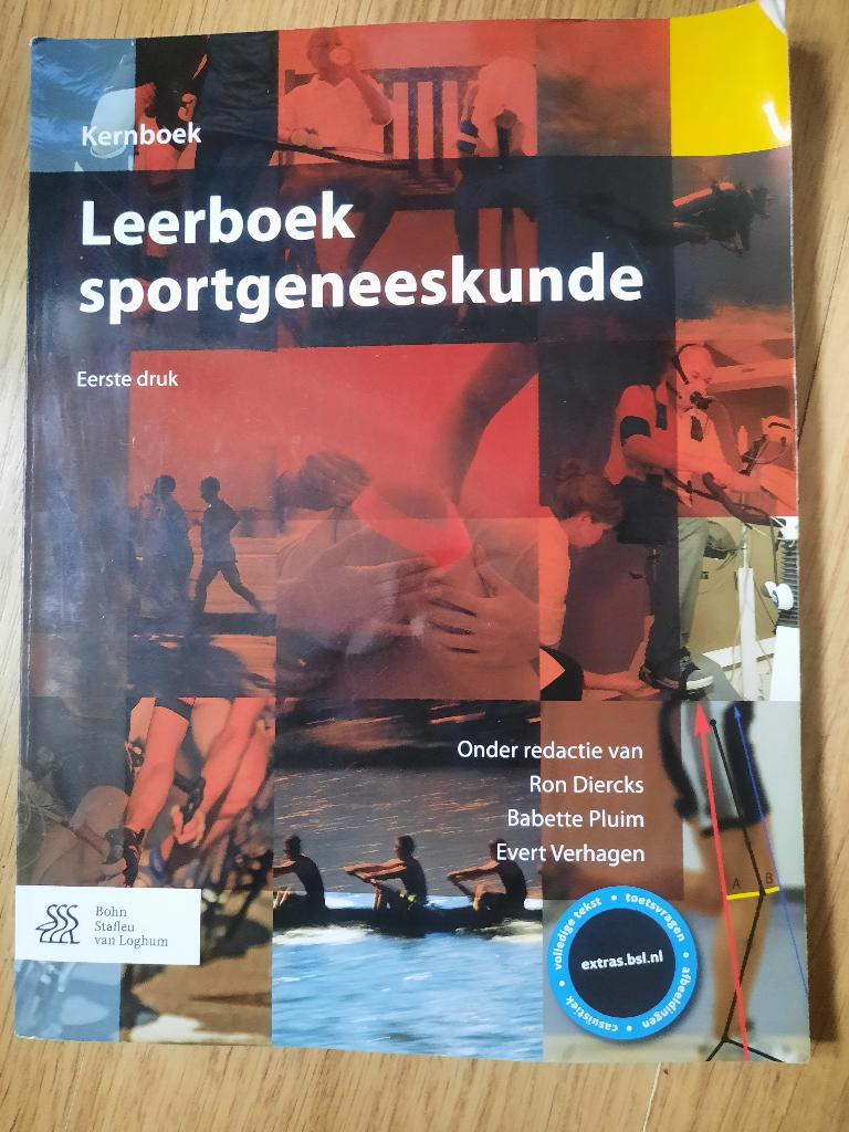 Leerboek sportgeneeskunde Kernboek, Diercks, Ron, Ophalen of Verzenden, Zo goed als nieuw, Overige sporten
