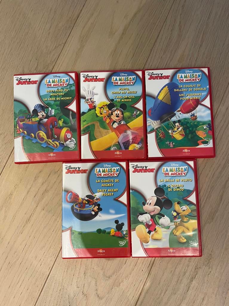 5 DVD La Maison de Mickey, Ophalen of Verzenden, Zo goed als nieuw