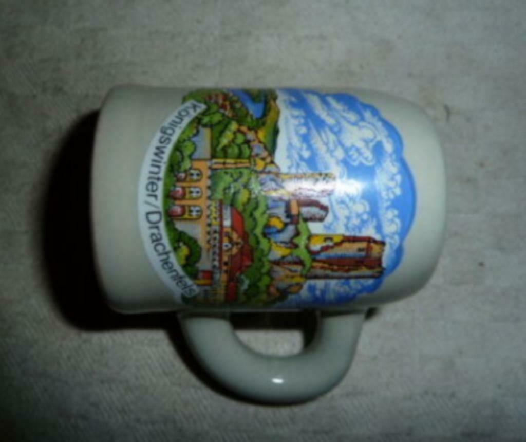 #I bier glas / Mini Pul KÖNIGSWINTER / DRACHENFELS, Ophalen of Verzenden, Nieuw, Bierglas
