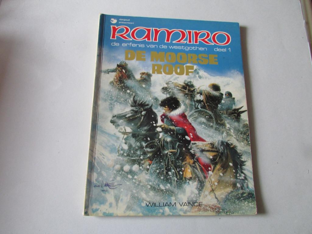 RAMIRO, DE MOORSE ROOF, deel 1, Boeken, Stripverhalen, Gelezen, William Vance, Eén stripboek, Ophalen of Verzenden