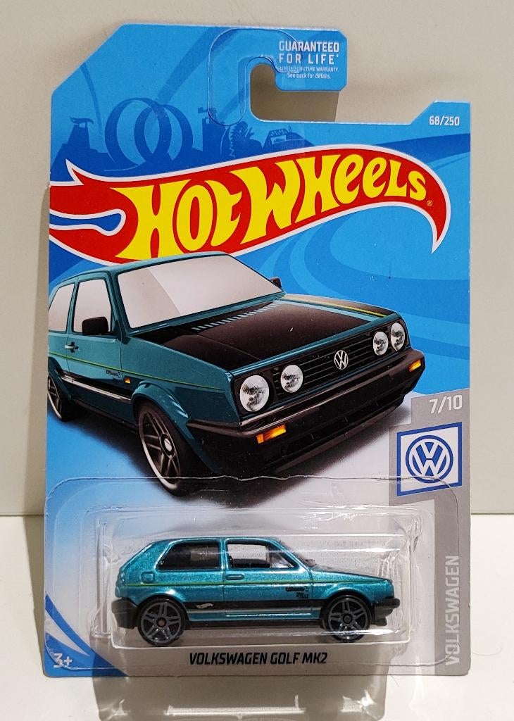 Hot Wheels Volkswagen Golf Mk2 Groen Metallic (2017), Ophalen of Verzenden