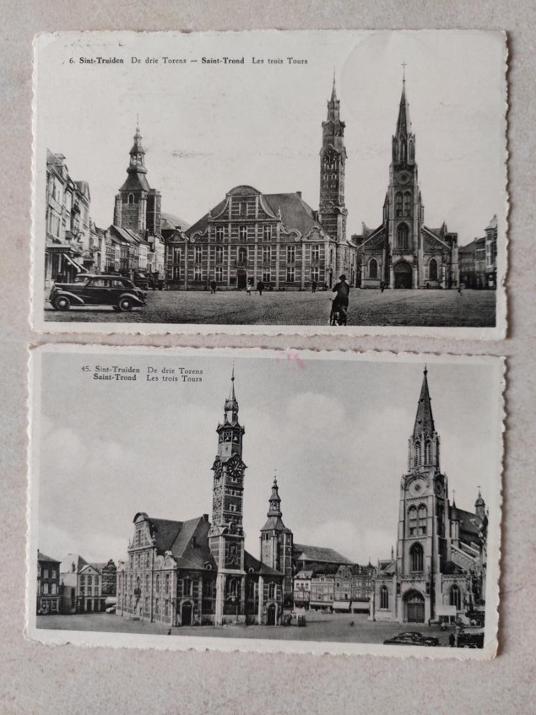 2 oude postkaarten Sint-Truiden, Envoi