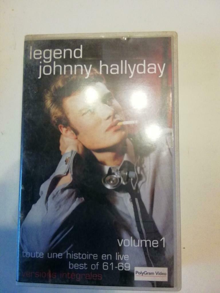 Johnny Hallyday 4 Cassettes VHS, CD & DVD, Tous les âges, Enlèvement ou Envoi, Musique et Concerts