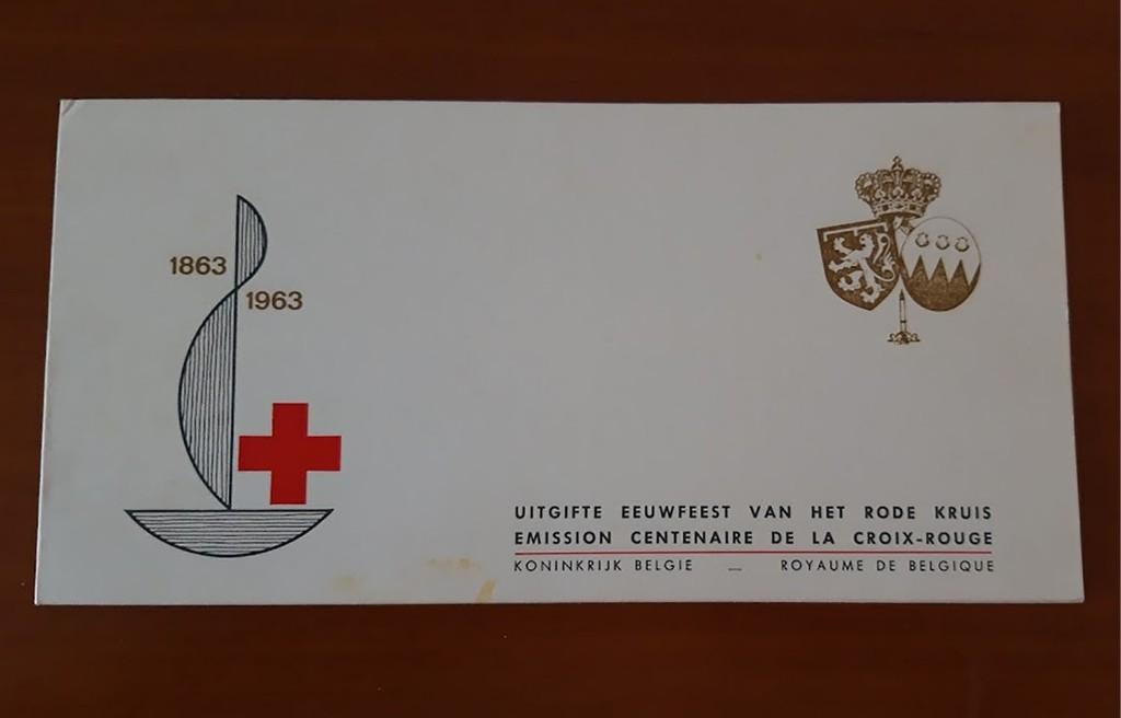 Belgium 1963 100 Jaar Intl Red Cross OBP1267B Albert & Paola, Verzenden, Zonder stempel, Postfris, Overig