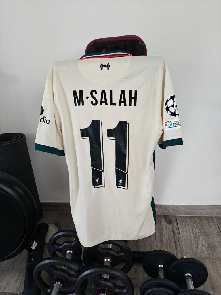 Te koop prachtig Liverpool FC MO SALAH T-shirt, Ophalen, Zo goed als nieuw, Shirt
