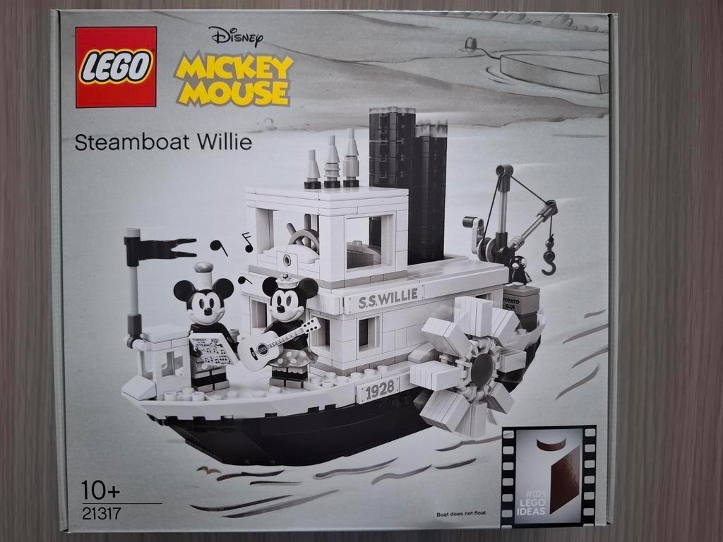 Lego 21317 Disney  Stoomboot Willie, Ophalen of Verzenden, Nieuw, Lego