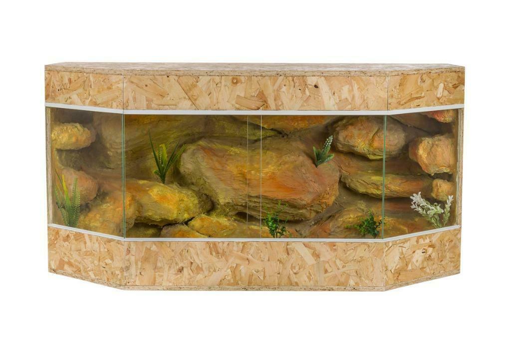 Terrarium OSB panoramique 120x60x60 cm serpent XXL NEUF, Envoi, Neuf, Terrarium ou Paludarium