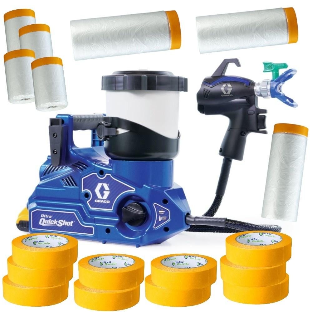 Graco Ultra Quickshot + rubans & films de protection gratuit, Envoi, Neuf
