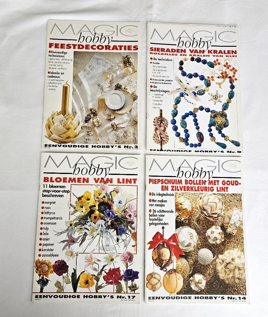 4 boeken Magic Hobby, Boeken, Hobby en Vrije tijd, Ophalen of Verzenden, Zo goed als nieuw, Scrapbooking en Knutselen