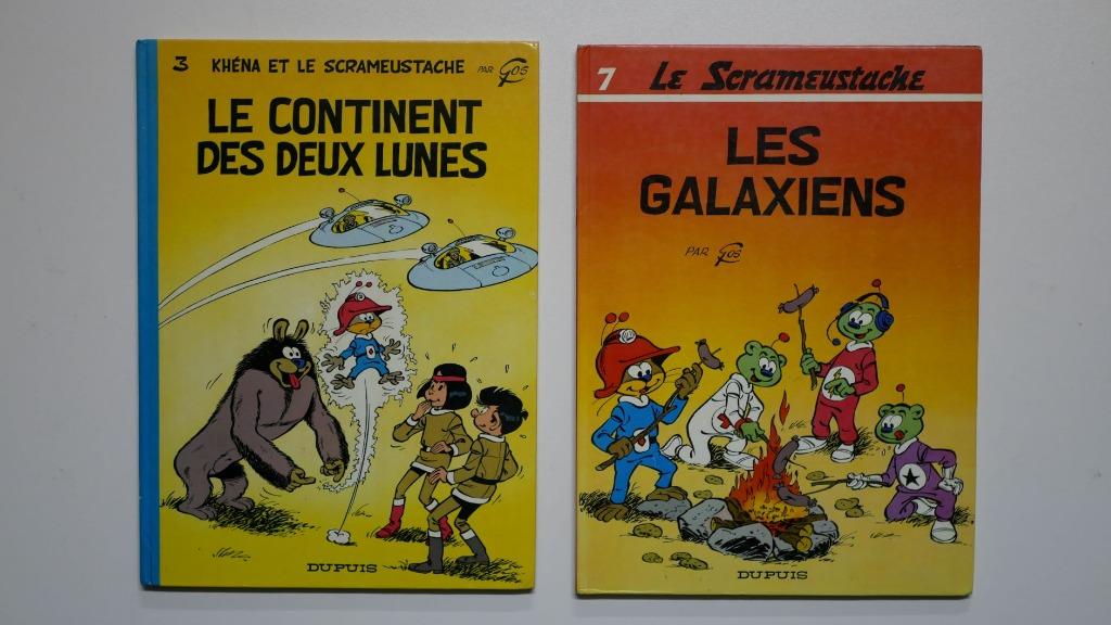 BD Le Schrameustache 3 Le continent des 2L + 7 Les galaxiens, Enlèvement ou Envoi