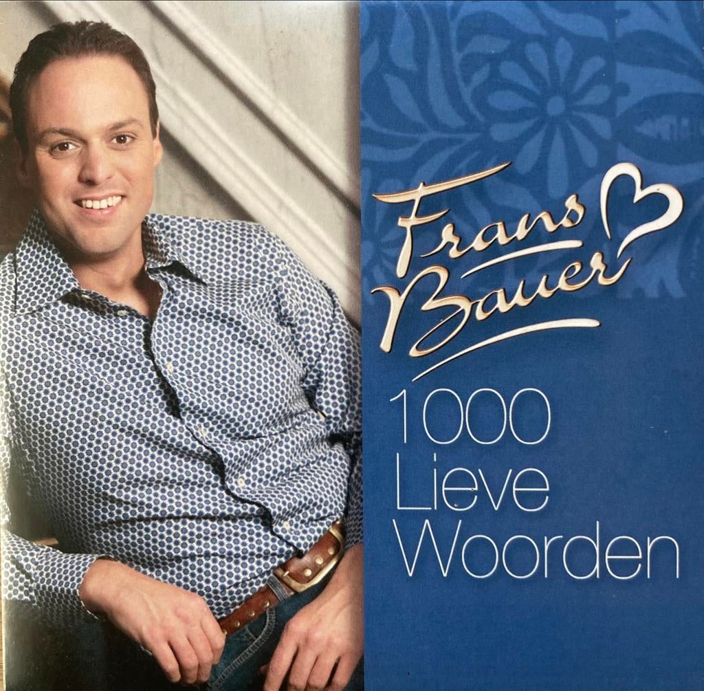 Frans Bauer - 1000 Lieve Woorden, Cd's en Dvd's, Ophalen, Zo goed als nieuw, Levenslied of Smartlap