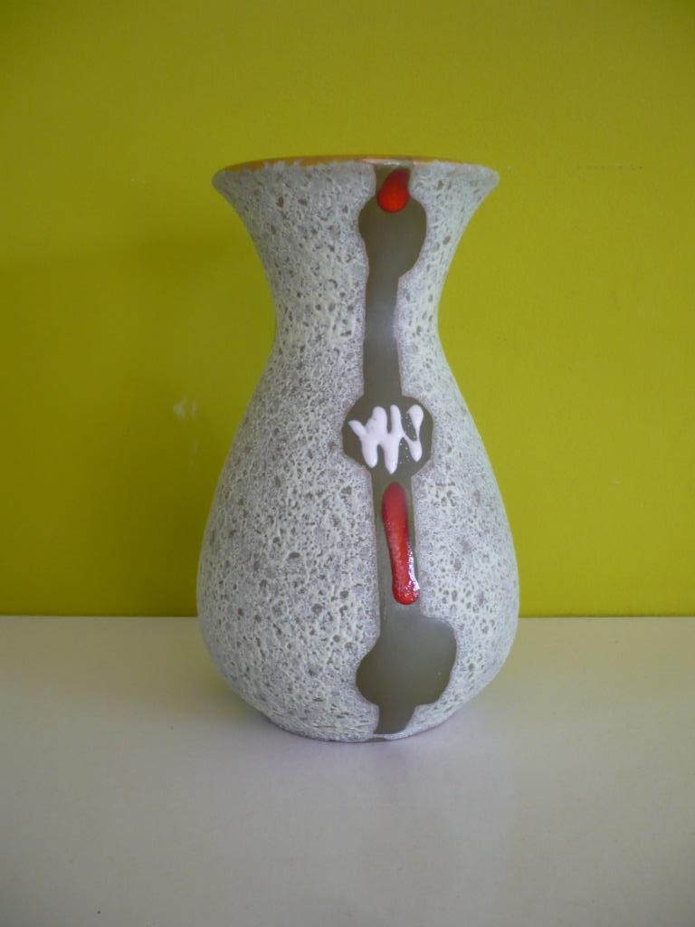 mooie vintage fifties vaas Jasba keramik West-Germany, Ophalen of Verzenden