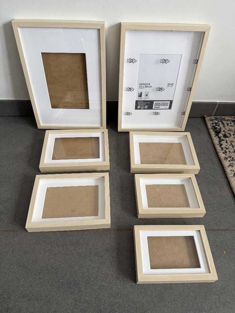 7 Ikea fotokaders te koop in verschillende maten, Huis en Inrichting, Ophalen, Zo goed als nieuw