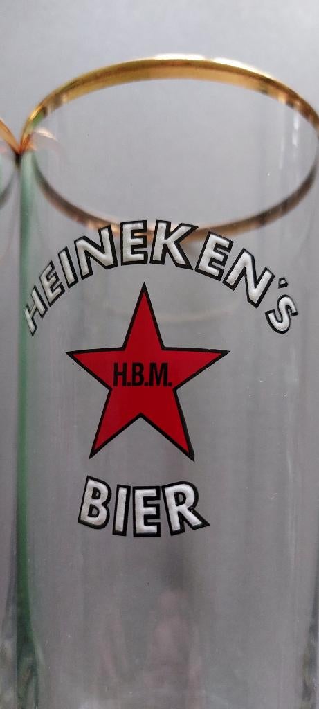 Bierglazen emaille Heineken Ganda Meiresonne Wieze Guinness, Verzamelen, Ophalen of Verzenden, Zo goed als nieuw, Glas of Glazen