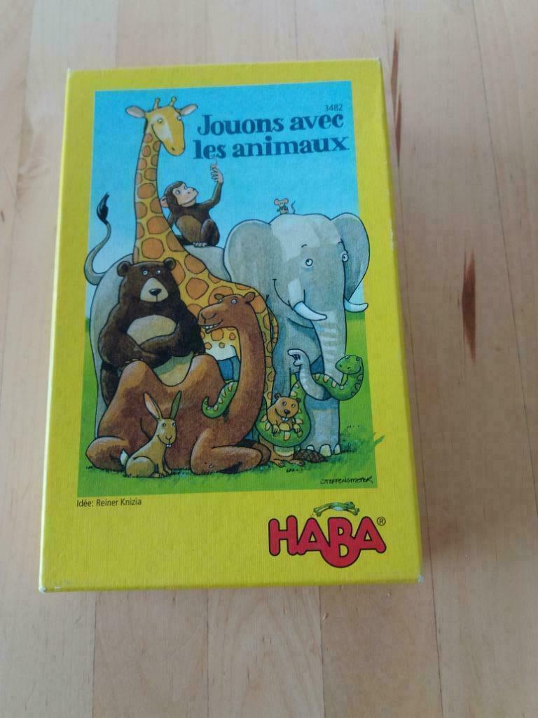 Jeu Haba : Jouons avec les animaux, Hobby & Loisirs créatifs, Cinq joueurs ou plus, Enlèvement ou Envoi, Comme neuf, Haba