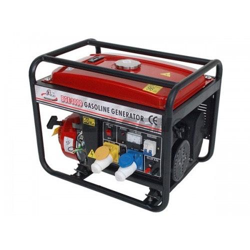 Benzine stroom generator, Ophalen, Nieuw, 5 tot 10 kVA, Benzine