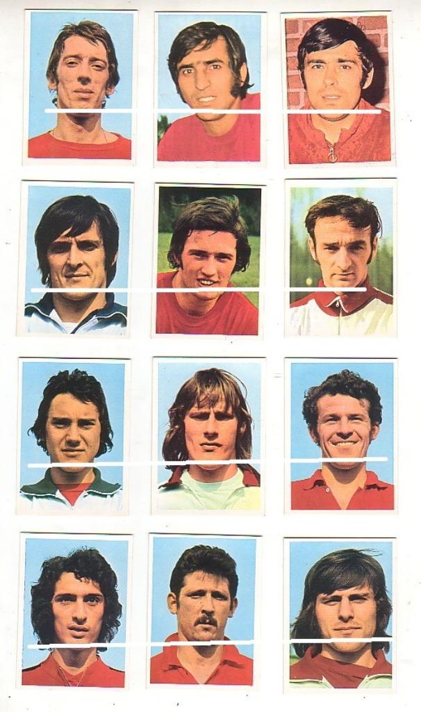 Vanderhout / FC Beringen 73 - 74 / 12 stuks, Verzenden, Zo goed als nieuw, Poster, Plaatje of Sticker