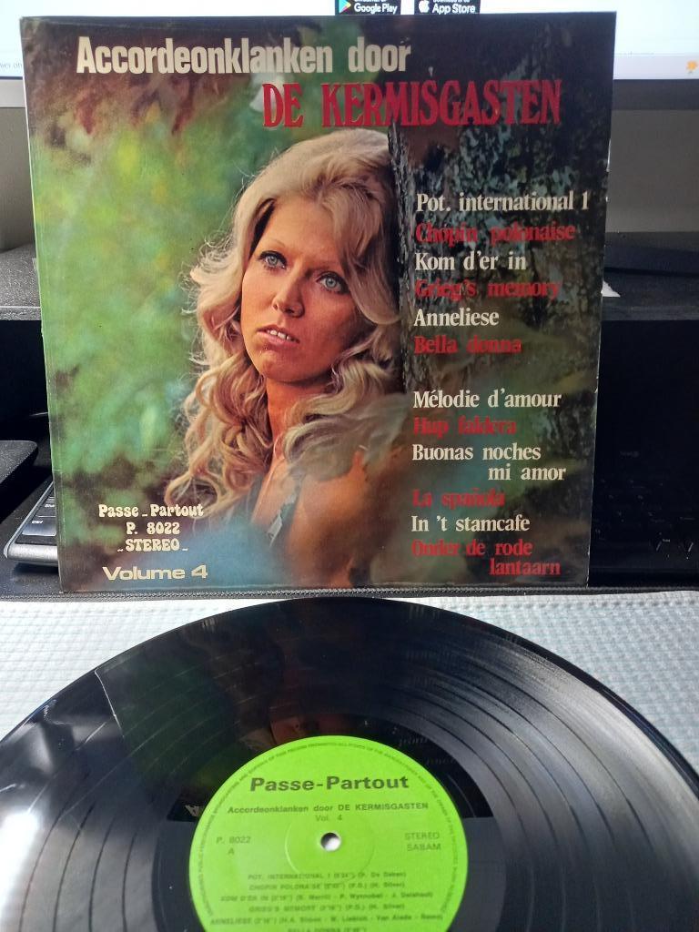 De Kermisgasten – Accordeonklanken door De Kermisgasten -Lp, Ophalen of Verzenden, Zo goed als nieuw, 12 inch