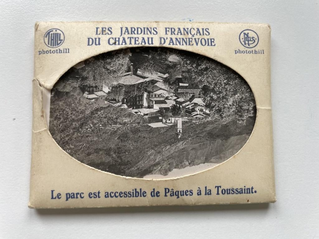 Vintage fotoboekje van les jardins d' Annevoie, Collections, Photos & Gravures, Utilisé, Photo, Enlèvement
