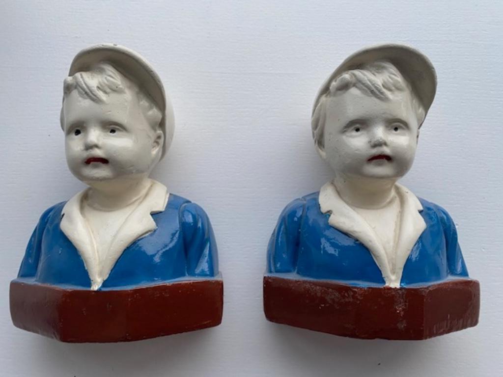 tirelire double en argile 1930, Antiquités & Art, Enlèvement ou Envoi