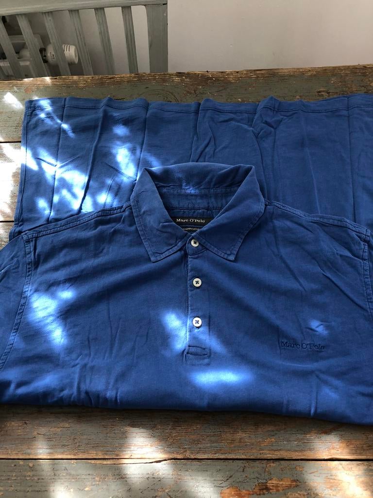 POLO SHIRT BLAUW LARGE MARC O POLO, Enlèvement ou Envoi, Taille 52/54 (L), Marc o polo, Porté