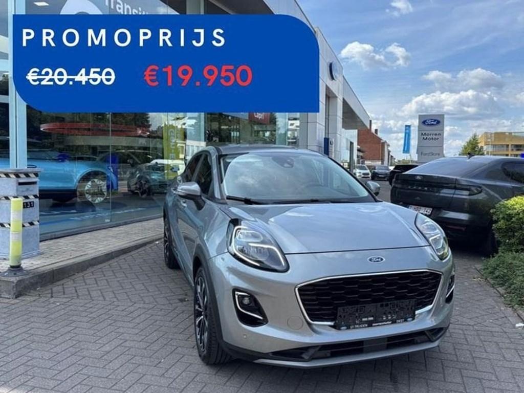 Ford Puma TITANIUM X MHEV Ecoboost 125PK OC3184 *26171*, Auto's, 121 g/km, Puma, 5 deurs, Hybride Elektrisch/Benzine