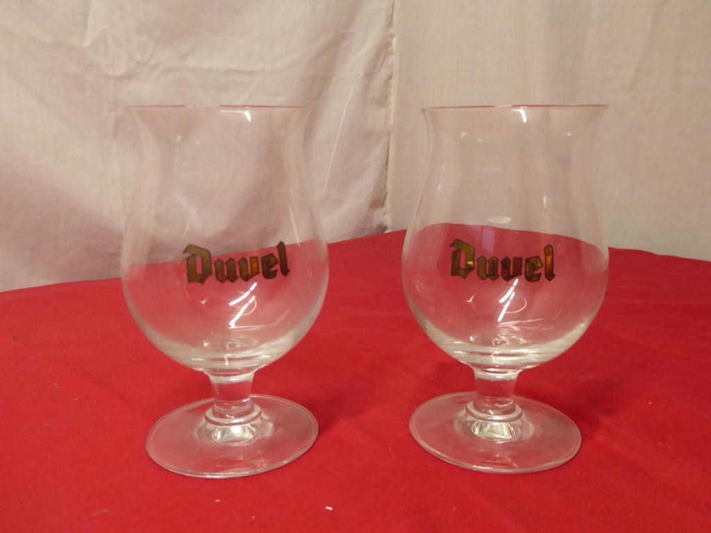 2 verres à bière spécial " DUVEL", Enlèvement ou Envoi, Comme neuf, Verre ou Verres, Duvel