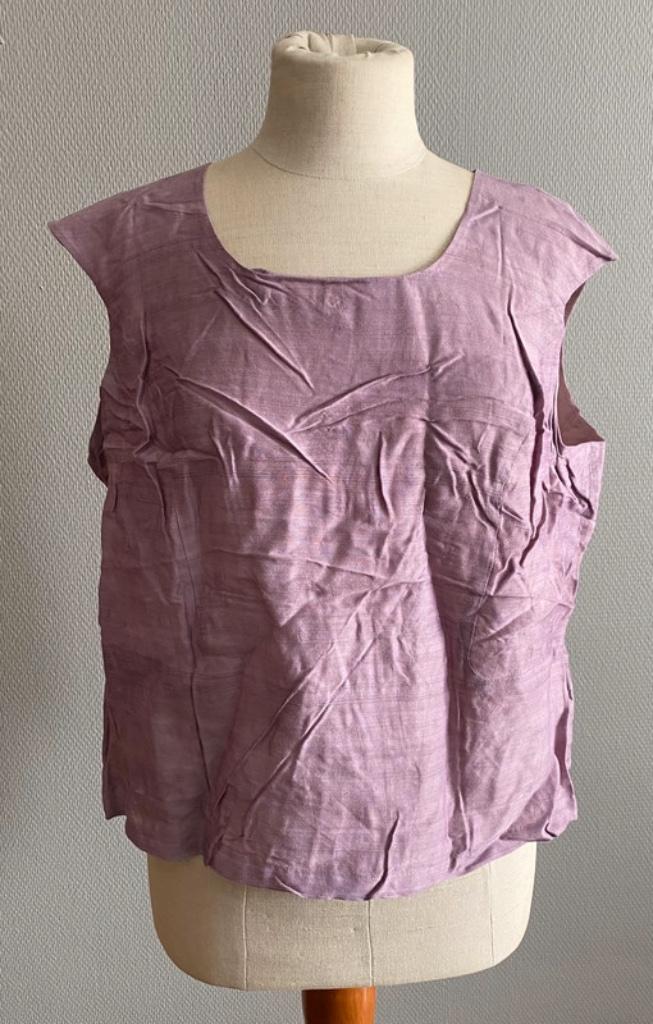 Lila-kleurig mouwloos topje Linea Raffaelli maat 42, Linea raffaelli, Comme neuf, Envoi, Taille 42/44 (L)
