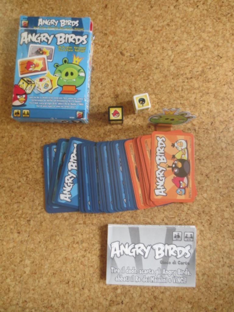 Kaartspel Mattel Angry Birds (2 tot 5 spelers, vanaf 5 jaar), Ophalen of Verzenden, Zo goed als nieuw