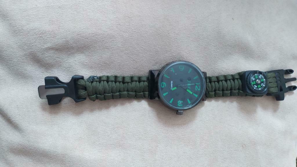 Montre bracelet de survie en Paracorde, Enlèvement, Neuf