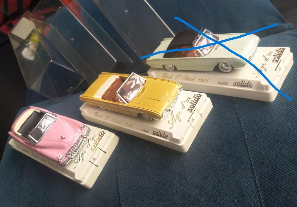MINIATUUR SOLIDO : 2 x AUTO USA CARS / BIEDEN 22 euro, Hobby en Vrije tijd, Ophalen of Verzenden, Zo goed als nieuw, Auto, Solido