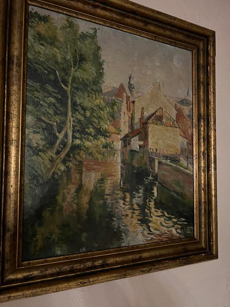 Peinture huile sur toile À.Mertens, Enlèvement